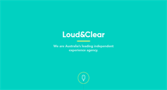 Desktop Screenshot of loudclear.com.au